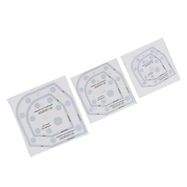Imagem de KIMISS 3 Tamanhos de Tigela Conjunto de Modelos Aconchegantes - Régua de Padrões Aconchegante de Tigela de Acrílico para Costura Rápida - 6in, 8in, 10in Crafts