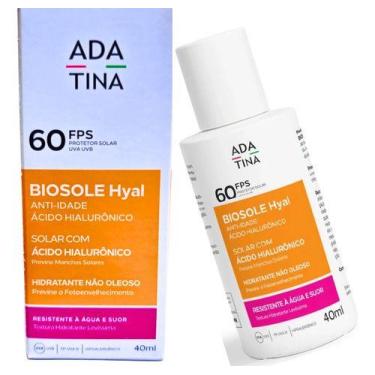 Imagem de Biosole Hyal Fps 60 Adatina Protetor Solar Rugas Mancha 40ml - Ada Tin