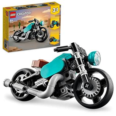 Imagem de Lego Creator Vintage Motorcycle 31135 Conjunto de brinquedos de montar (128 peças), multicolorido