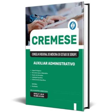 Imagem de Apostila Cremese 2025 Auxiliar Administrativo - Editora Solucao