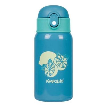 Imagem de Garrafa Térmica Pimpolho Inox 400ml Com Canudo Infantil