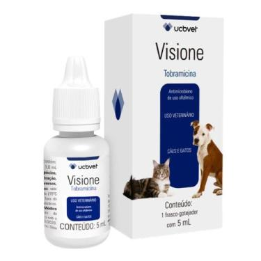 Imagem de Colírio Visione para Cães e Gatos UCB Vet 5ml