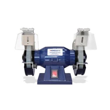 Imagem de Menegotti - Motoesmeril 150W Bivolt MME – Para Desbaste e Afiação, Rebolo de 5", Proteções Articuláveis