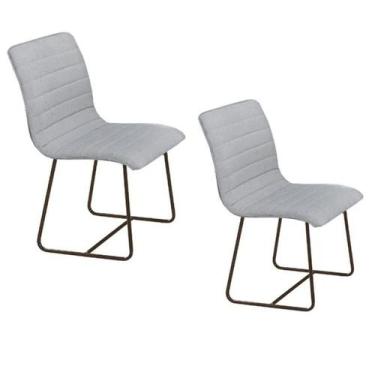 Imagem de Conjunto 2 Cadeiras Cristal Sala de Jantar - TNA Decor