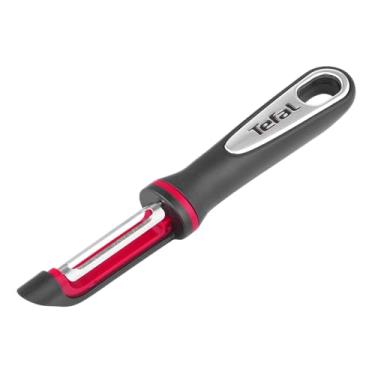 Imagem de Descascador Tefal Ingenio com Lâmina Curvada de Aço, Pega Firme e Confortável, Anel de Silicone Antideslizante, Capa Protetora e Compatível com Lava-Louças.