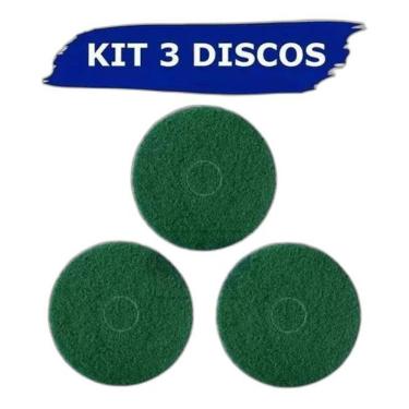Imagem de 3 Disco Limpeza Verde 510Mm Enceradeira Scotch-Brite 3M