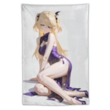 Imagem de LIEGBMEU Sexy Bikini Hot Anime Girl Tapeçaria 101.6 cm x 152.4 cm Interior Exterior Wall Quilt Art Decoração de Tapeçaria Caprichosa, AF112