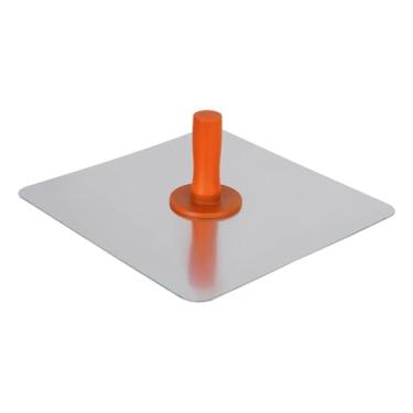 Imagem de Bothyi Placa de gesso de alumínio com alça, borda lisa, placa de gesso, de mão para concreto, drywall, suprimentos industriais, cimento, 30.2 Cm X 12 Cm