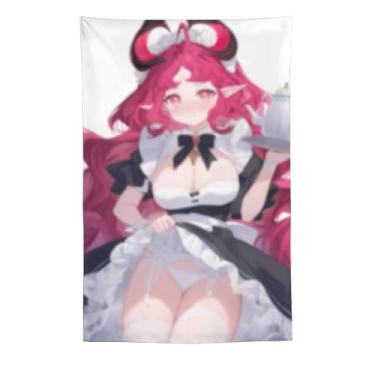 Imagem de LIEGBMEU Sexy Bikini Hot Anime Girl Tapeçaria 152.4 cm x 228.6 cm Interior Exterior Wall Quilt Art Decoração de Tapeçaria Caprichosa, AF420