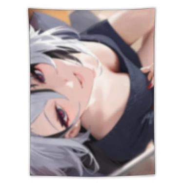 Imagem de LIEGBMEU Sexy Bikini Hot Anime Girl Tapeçaria 152.4 cm x 203.2 cm Interior Exterior Wall Quilt Art Decoração de Tapeçaria Caprichosa, AF011