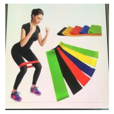 Imagem de Faixa Funcional Ginástica Kit 5 Faixas
