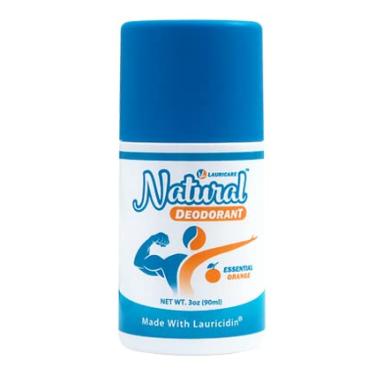Imagem de Lauricare Desodorante natural – sem alumínio – fórmula à base de plantas para homens e mulheres – 85 g Roll-On Deo feito com Lauricidin