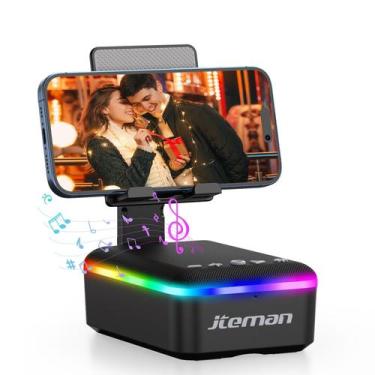 Imagem de Dispositivo multifuncional JTEMAN Bluetooth Alto-falante com luz LED