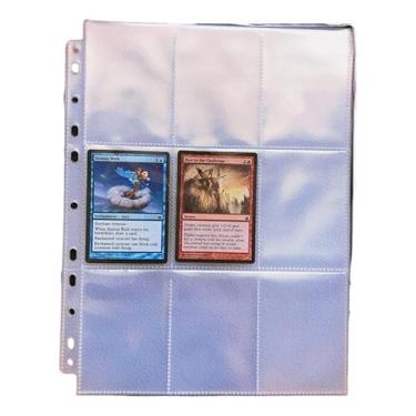 Imagem de Kit 10/20/30 Folhas Plásticas Fichario Pasta Album Pokemon Cartão (20)