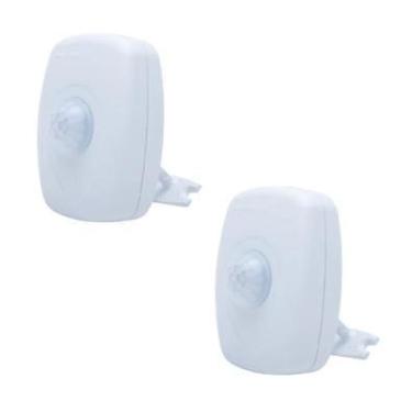 Imagem de Kit 2x Sensor De Presença De Sobrepor Qualitronix, Lente 180º, 6 Funções - Qa21m