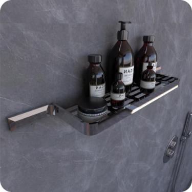 Imagem de Suporte Porta Shampoo Para Banheiro Cromado Empire - HomeFull