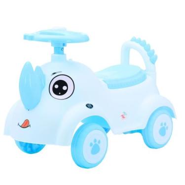 Imagem de Triciclo Andador Infantil Rinoceronte Azul - Unitoys