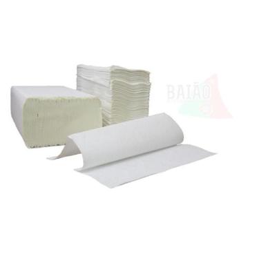 Imagem de 10.000 Papel Toalha Interfolha 100% Celulose 20X21 (10Pct) - Perola