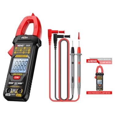 Imagem de Amagogo Alicate Amperímetro Digital Medidor de Tensão CA/CC Meansures Diodo Ncv Display LCD Portátil Alcance Automático para Eletricista Multi Testador, Vermelho
