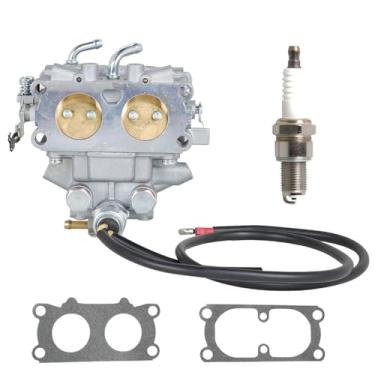 Imagem de Autoparts Carburador 16100-ZN1-802 16100-ZN1-813 com kit de substituição para Honda GX670 24HP V Trator de cortador de grama com motor duplo