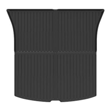 Imagem de Forros de carga Model Y Juniper - Forros de carga traseiros para todos os climas, bandeja de porta-malas, protetor de chão, compatível com o novo modelo Y Juniper, 3D, impermeável, durável, inodoro