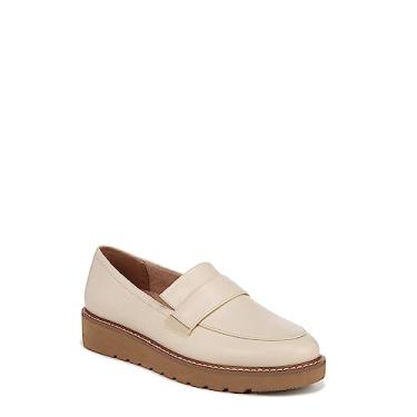 Imagem de Naturalizer Mocassim feminino Adiline sem cadarço, Couro bege e porcelana, 39
