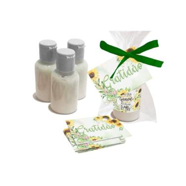 Imagem de Kit 10 Lembrancinhas Hidratante Girassol Aniversário Festas