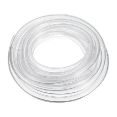 Imagem de YELARXI Mangueira de PVC transparente, tubo de água de plástico flexível, mangueira de vinil leve - adequado para (jardim/piscina/bomba/aquário/tanque de peixes), 0,31" (8 mm) ID e 0,47" (12 mm) OD e