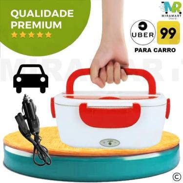 Imagem de Marmita Eletrica Automatica 12v Para Carro Taxi Uber Lancheira Termica