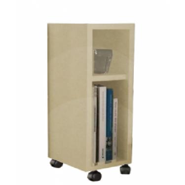 Imagem de Mesa De Cabeceira Nicho Em Mdf Natural Com Rodizio