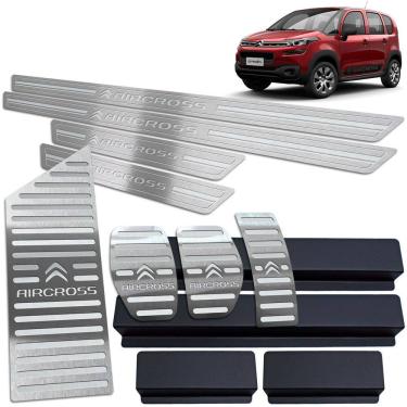 Imagem de Vinil Soleira Pedaleira Descanso Aircross 2017 A 2019 Manual