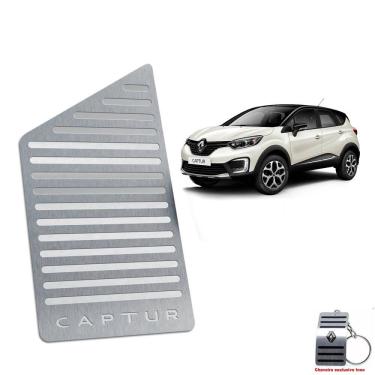 Imagem de Descanso De Pé Renault Captur 2017 Até 2020 Aço Inox