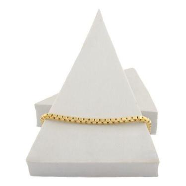 Imagem de Pulseira Feminina Veneziana 3.7 21 Cm Ouro 18k 750. Garantia - JOIE JO