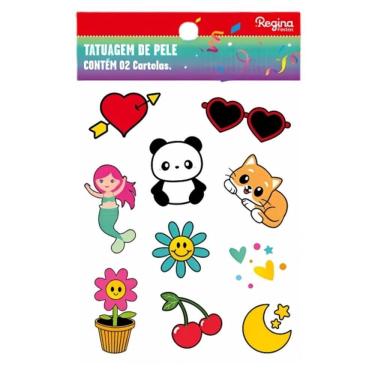 Imagem de Tatuagem Infantil De Carnaval Regina 2un De Cartela