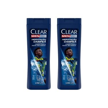 Imagem de Shampoo Clear 200Ml Men Hidrat Campea - Kit C/2Un