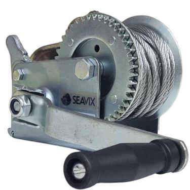 Imagem de Guincho Manual Catraca 600Lbs Com Cabo De Aço Seavix