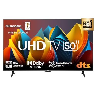 Imagem de Hisense Smart TV UHD 4K DLED 50" Polegadas 50A6K com HDR10+ Dolby Vision Game Mode Controle por Voz Alexa Built-In AirPlay