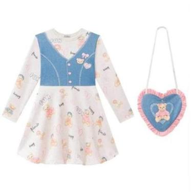 Imagem de Vestido Infanti Inverno + Bolsa Menina-Feminino