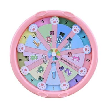 Imagem de harayaa Brinquedo giratório de multiplicação 1-9, roda giratória, ferramenta de aprendizagem de trabalho em grupo, materiais de manipulação matemática,