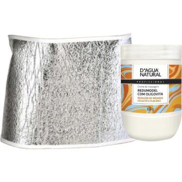 Imagem de Kit Afina Cintura Creme Redumodel 650G Cinta Isolmanta - D'Água Natura