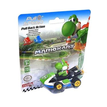 Imagem de Miniatura Carrinho Mario Kart Fricção 1:43 Yoshi - Carrera