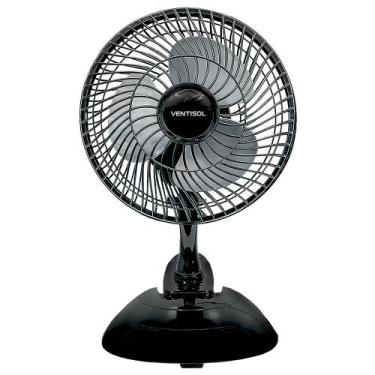 Imagem de Mini Ventilador Ventisol 20cm Preto 19133 127v - VENTSOL, VENTSOL
