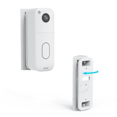 Imagem de Suporte angular para campainha de vídeo Blink (modelo mais recente), suporte de câmera para campainha Blink 2ª geração, kit de montagem de parede de placa de parede, suporte de canto para campainha de