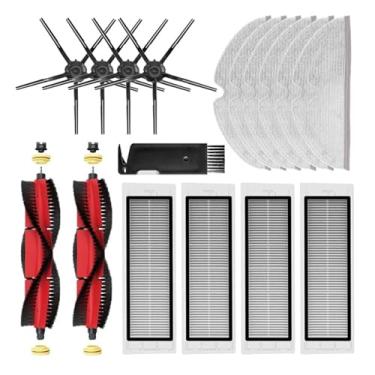 Imagem de HEPA Filter Main Brush Mop Cloth Side Brush Water Tank Dust Box Compatible With XiaoMi Roborock S5 Max S6 MaxV S6 Pure Vacuum Spare Parts(Brown)