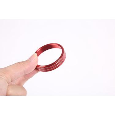 Imagem de Aotumcer Acabamento de anel de botão de tela GPS de navegação compatível com Infiniti G37 2008-2013 G35 2007-08 G25 2011 2012 Q60 2014 2015, acessórios de alumínio para botão de exibição do console