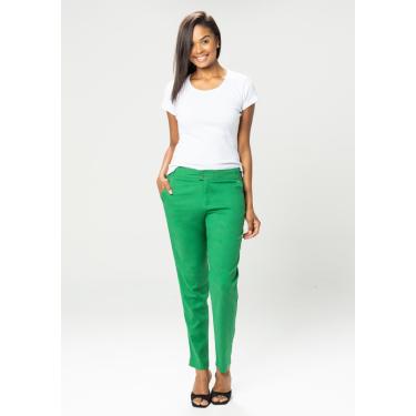 Imagem de Calça Pau a Pique Linho Verde