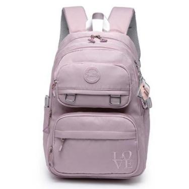 Imagem de Mochila Spector Feminina Escolar Casual Espaçosa Viagem Resistente-Feminino