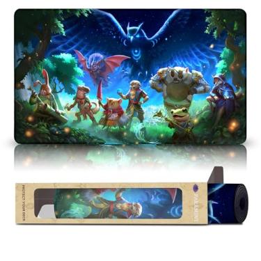 Imagem de Wizcraft Gaming Bloomburrow (Stitched) - MTG Playmat by Khairul Sukmanudin - Compatible with Magic The Gathering Playmat - Play MTG, YuGiOh, TCG - Original Play Mat Art Designs & Accessories