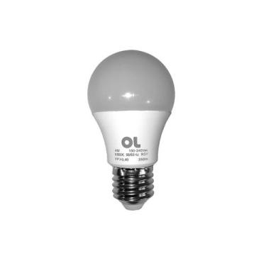 Imagem de Lampada LED Bulbo A55 OL E27 4W Bivolt 6500K - NoBrand