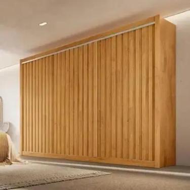 Imagem de Guarda Roupa 3 Portas York Peroba MDF Móveis Europa Moveis Europa